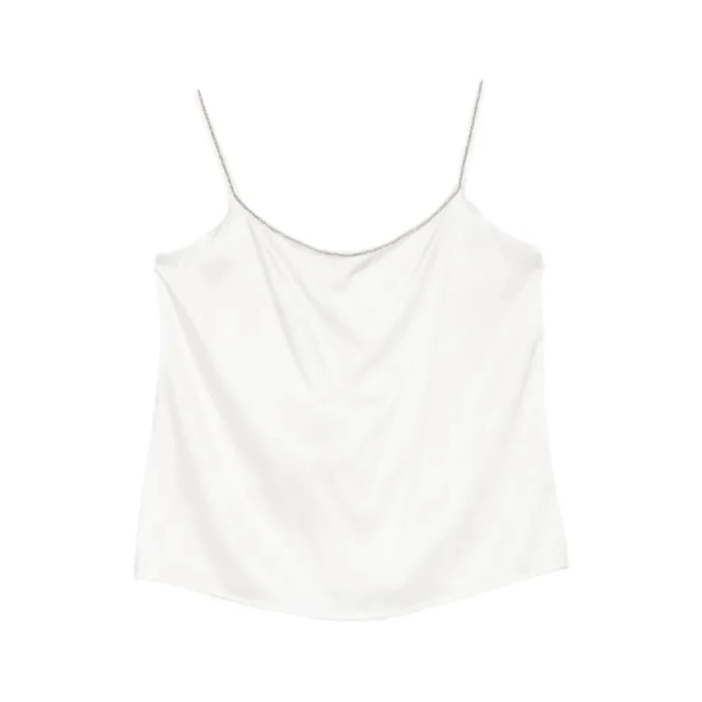 Panicale Women's Beige Sleeveless Tops, Xl, Tank Top