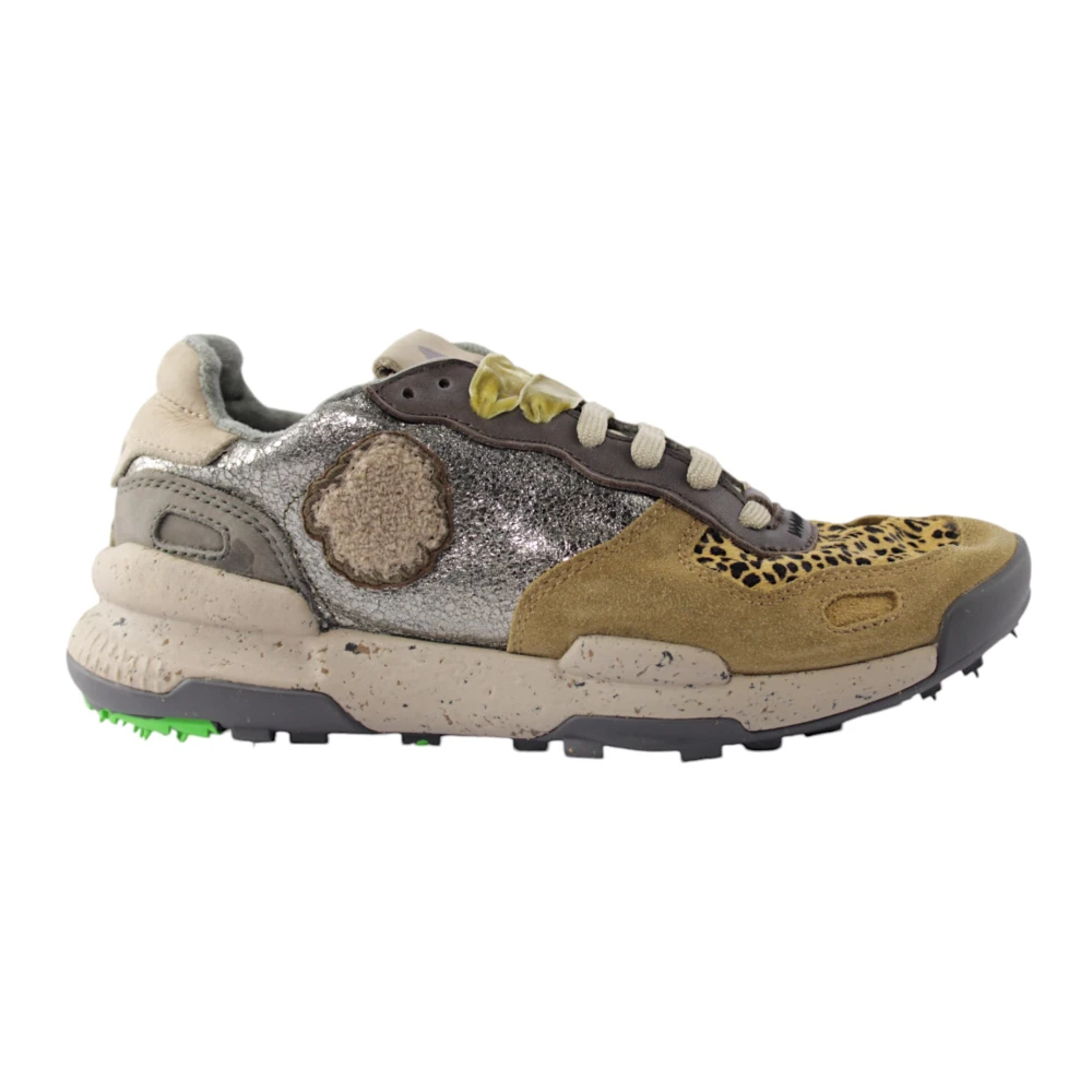 Satorisan Casual sneakers met luipaardprint Dames Schoenen Veelkleurig Multicolor