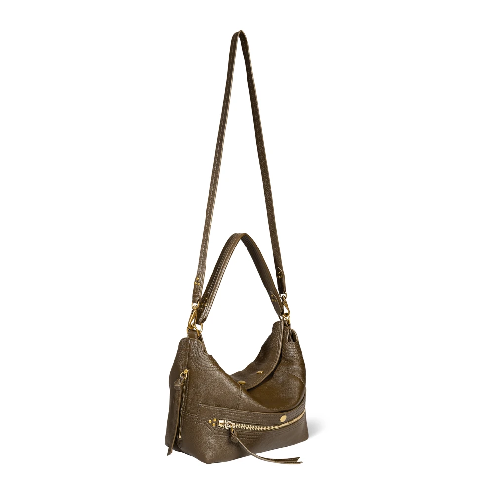 Jérôme Dreyfuss Bruine Baguette Hobo Crossbody Tas Brown Dames