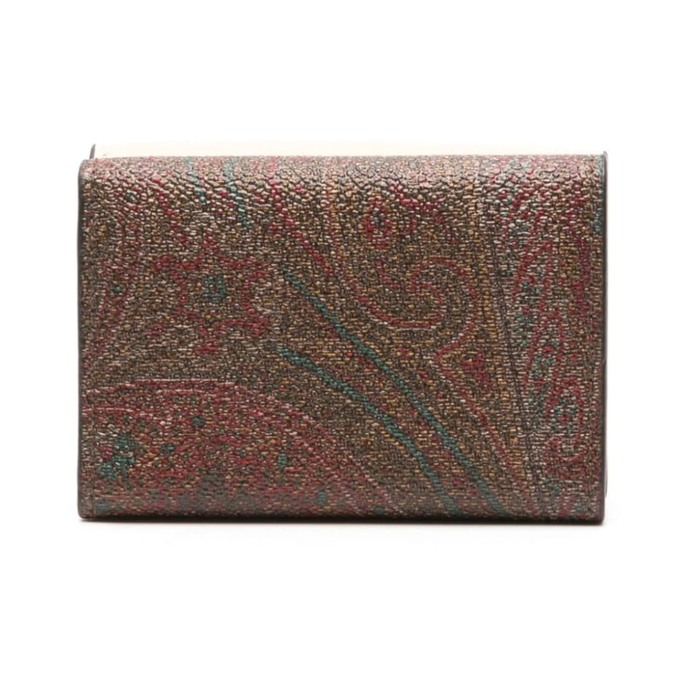 ETRO Beige Signature Paisley Portemonnee Beige Dames