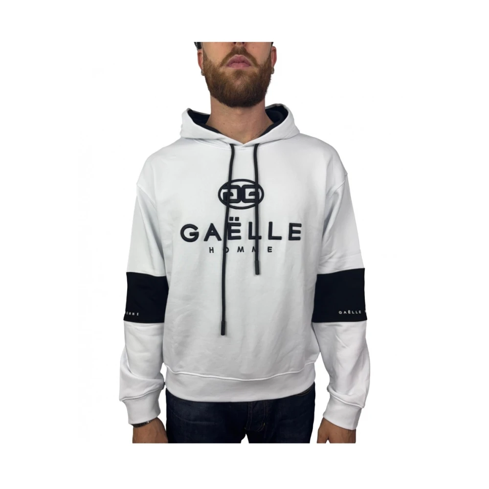 Gaëlle Paris Witte Katoenen Sweatshirt White Heren
