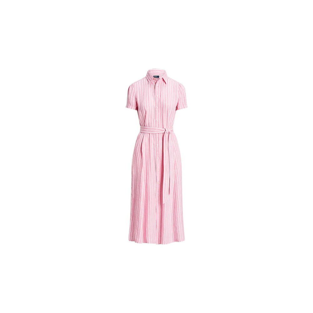 Polo Ralph Lauren Pink Shirt Dresses, Female, S, Elegant Dress