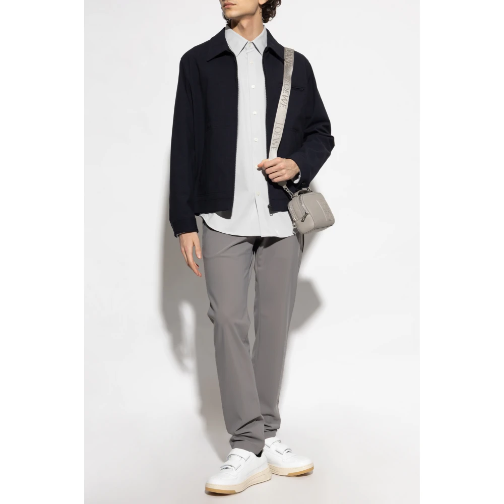 Theory Jas met kraag Blue Heren
