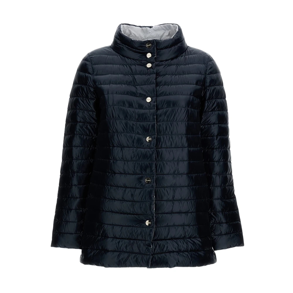 Herno Women's Blue Winter Jackets, S, A-Shape Jacket