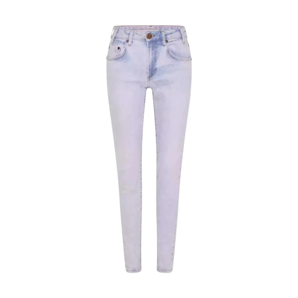 One Teaspoon Hoge taille blauwe skinny jeans Blue Dames