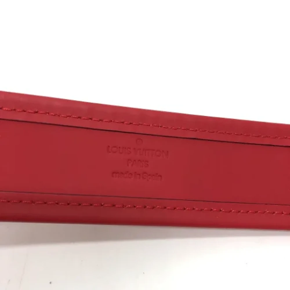 Louis Vuitton Vintage Pre-owned Fabric belts Red Dames