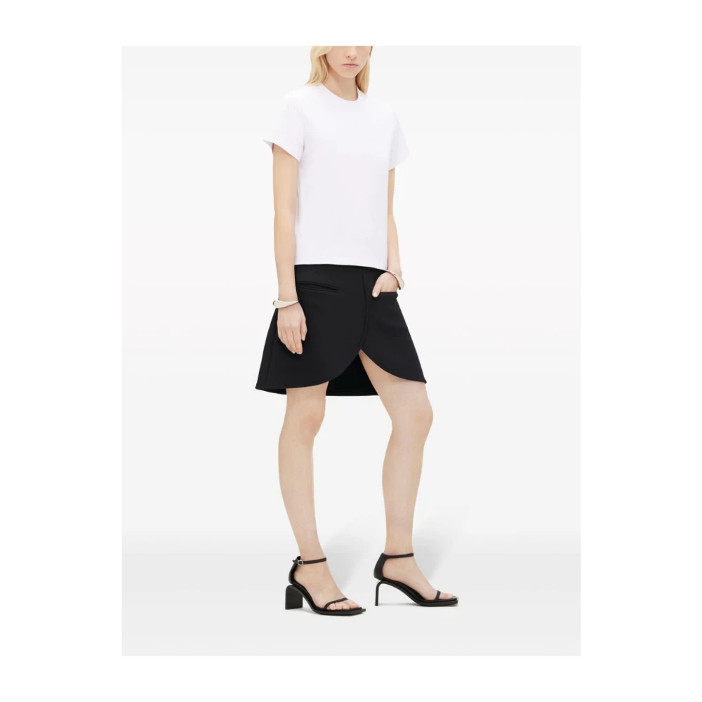 Courrèges Stijlvolle Cropped T-shirt White Dames