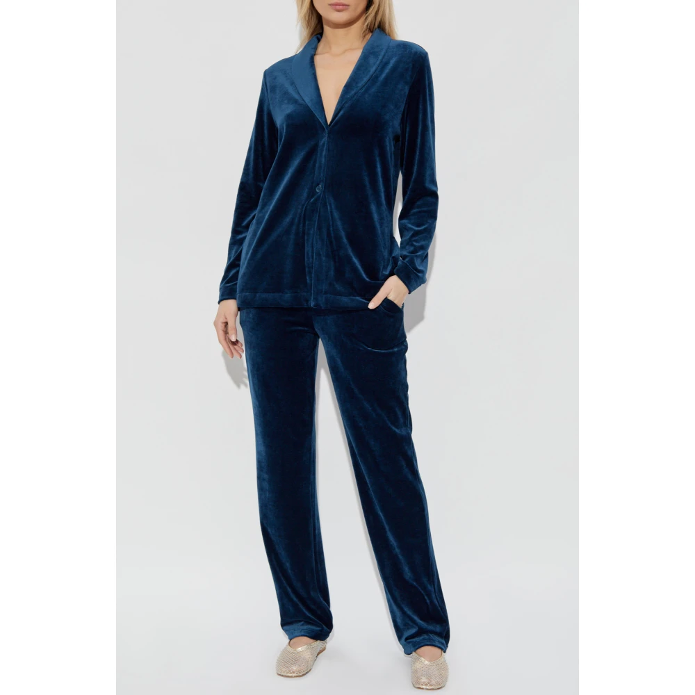 Hanro Pyjamabroek Blue Dames