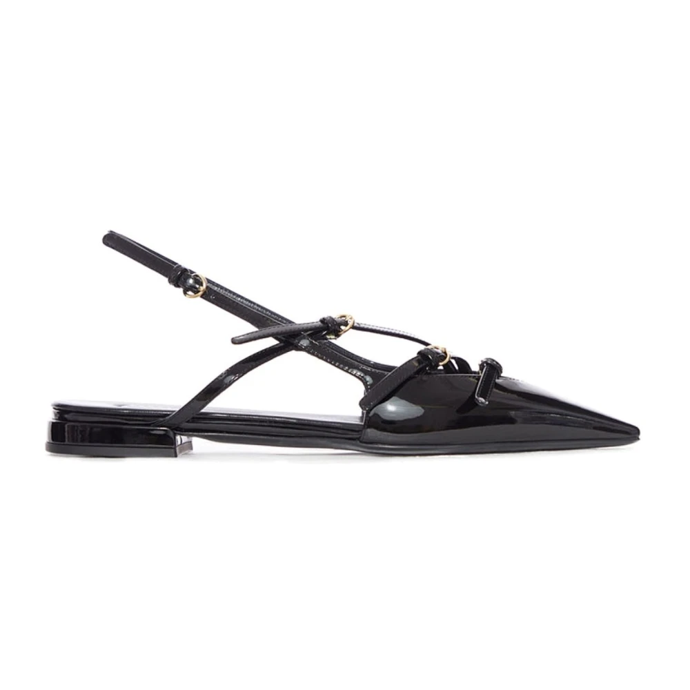 Miu Miu Black Ballerina Shoes, Female, 4 Uk, Ballerina