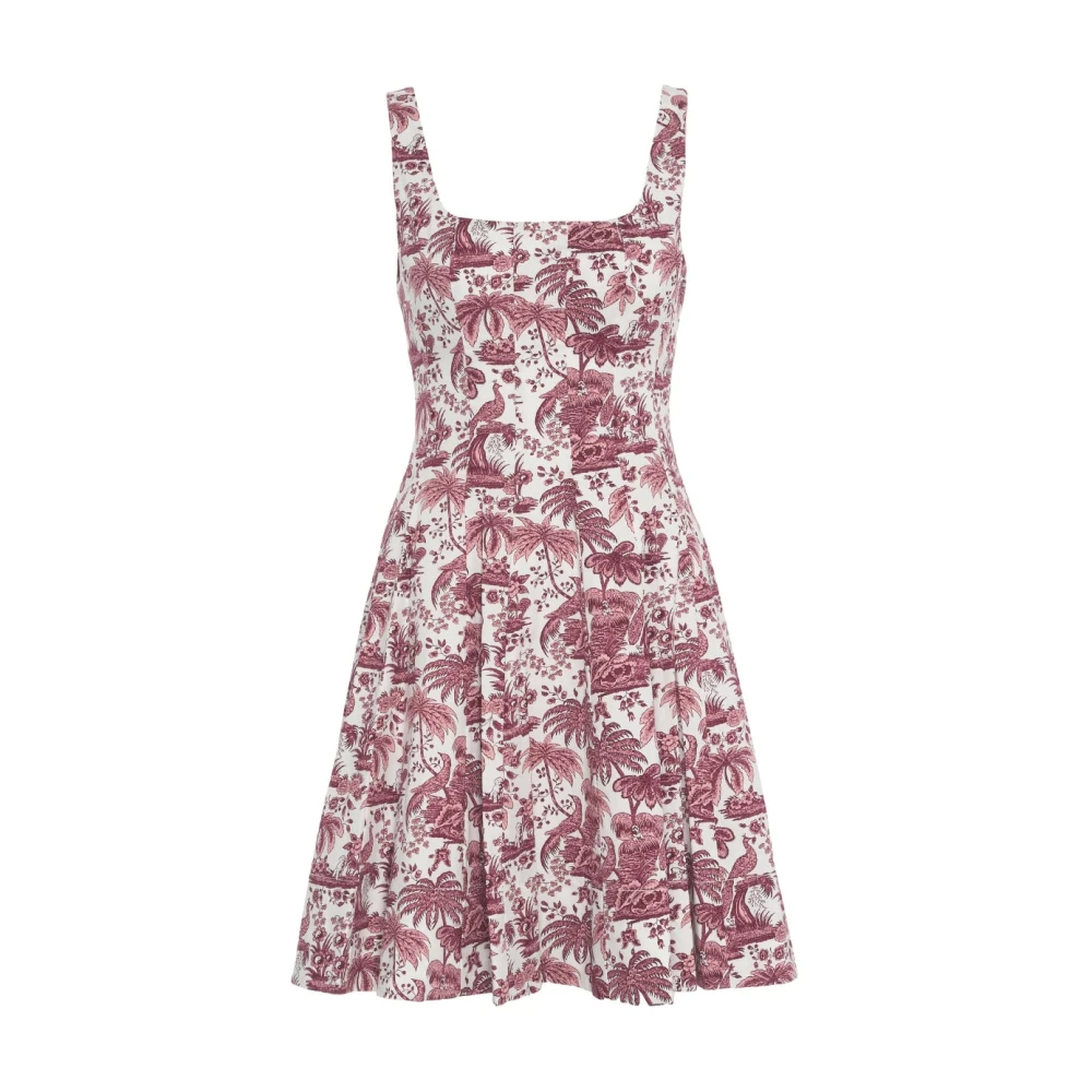Staud Bloemen Mini Jurk voor Vrouwen Multicolor Dames