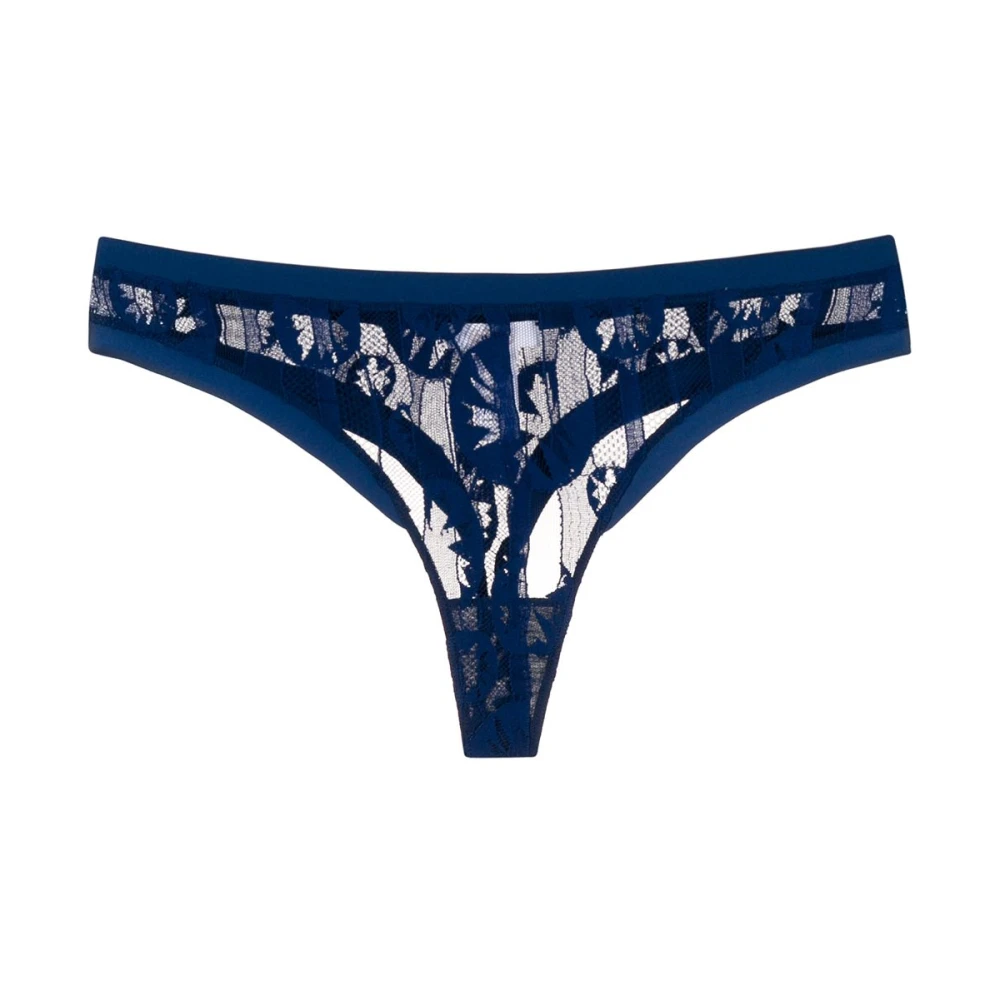 Eres Blauwe Icon Slip Lingerie Blue Dames