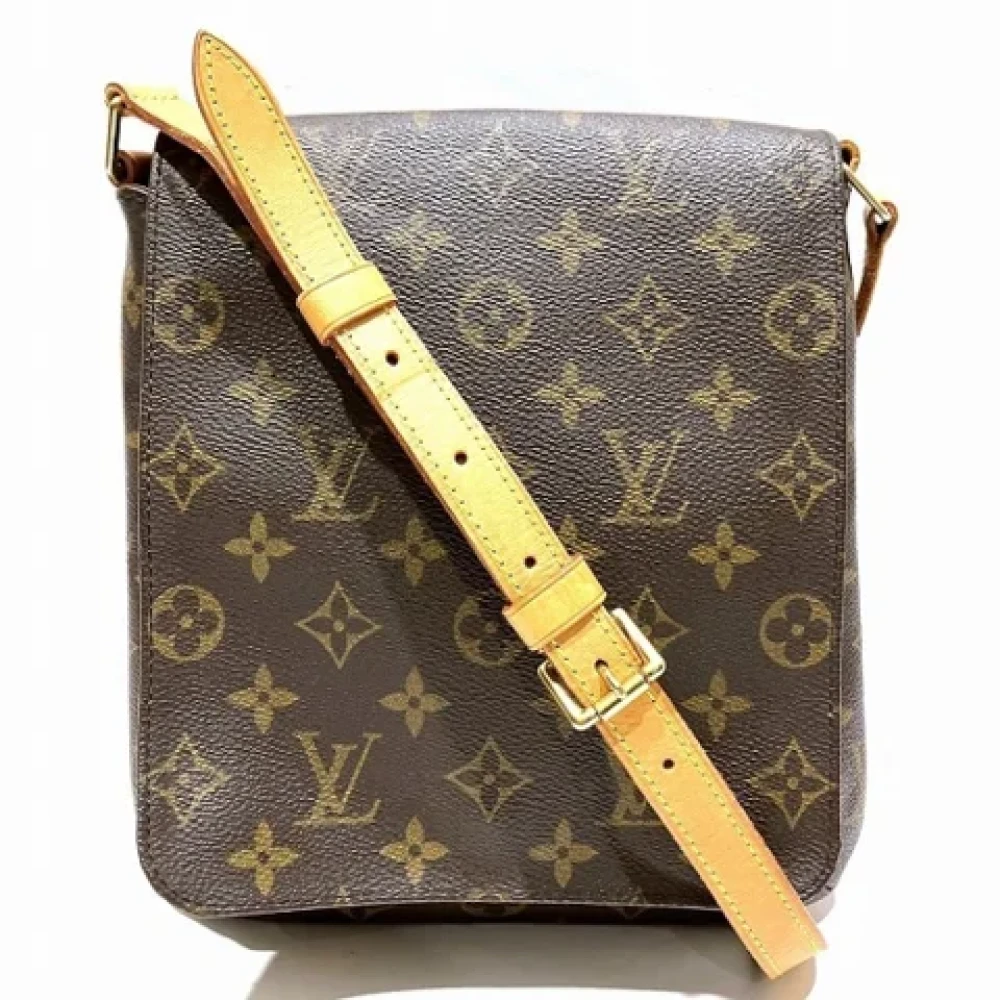 Louis Vuitton Vintage Pre-owned Canvas shoppers Brown Dames