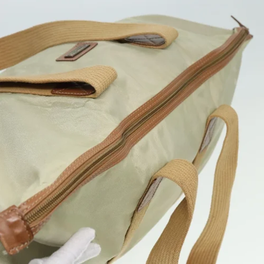 Dior Vintage Pre-owned Fabric totes Beige Dames