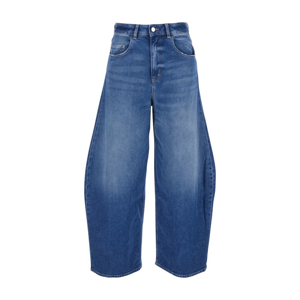 Icon Denim Women's Blue Loose-Fit Jeans - Loose Fit Jeans - W24 - Jeans
