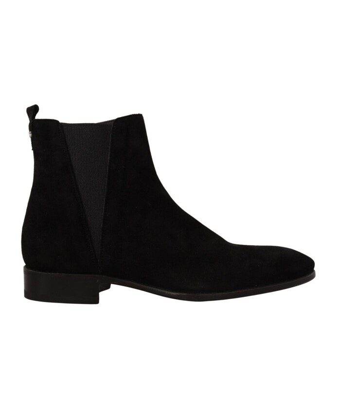 bottes-chelsea-en-daim-noir-de-luxe