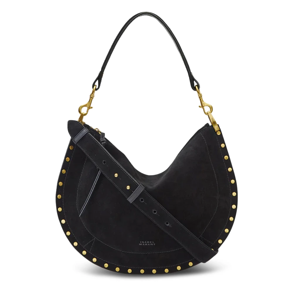 Isabel Marant Women's Black Shoulder Bags, One Size, Oskan Soft Zip Bag