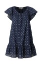 robe-bleu-marine-a-fleurs