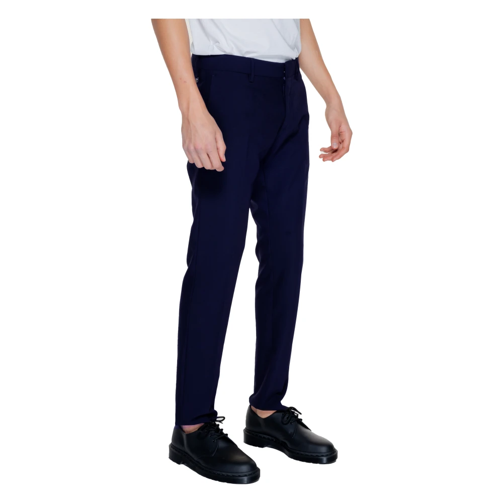 Antony Morato Blauwe Zip Broek met Zakken Blue Heren