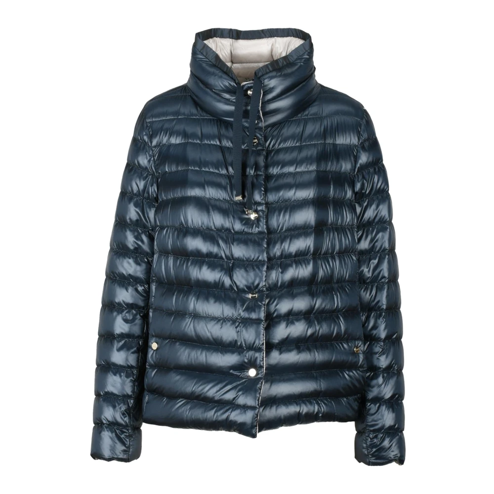 Herno Mujer Azul - Chaqueta Reversible Ligera De Plumón- Jackets - M- Chaqueta Reversible Ligera De Plumón