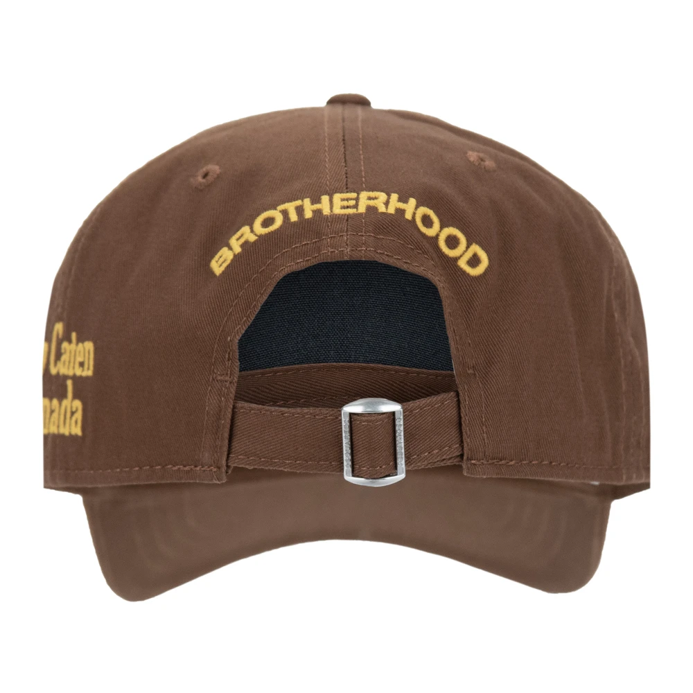 Dsquared2 Geborduurde Baseball Cap met Verstelbare Sluiting Brown Unisex