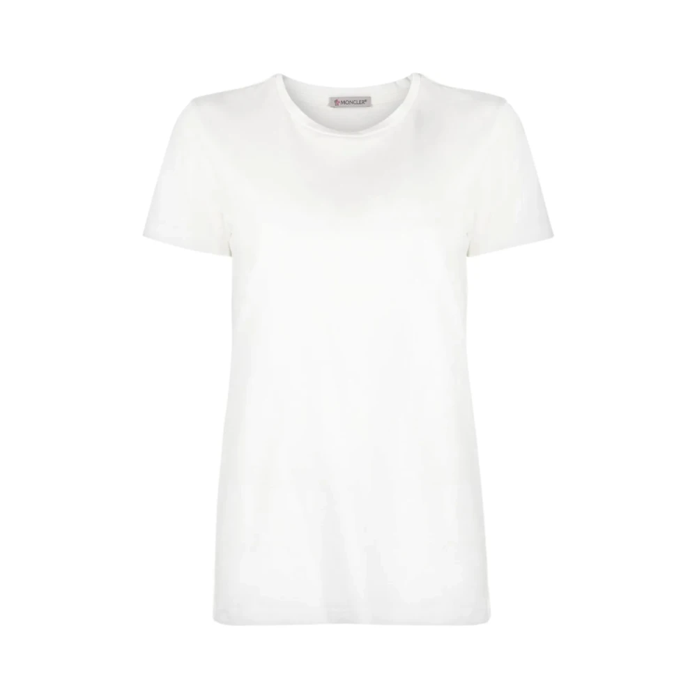 Moncler - Tops > T-Shirts - White - Moncler - Modalova