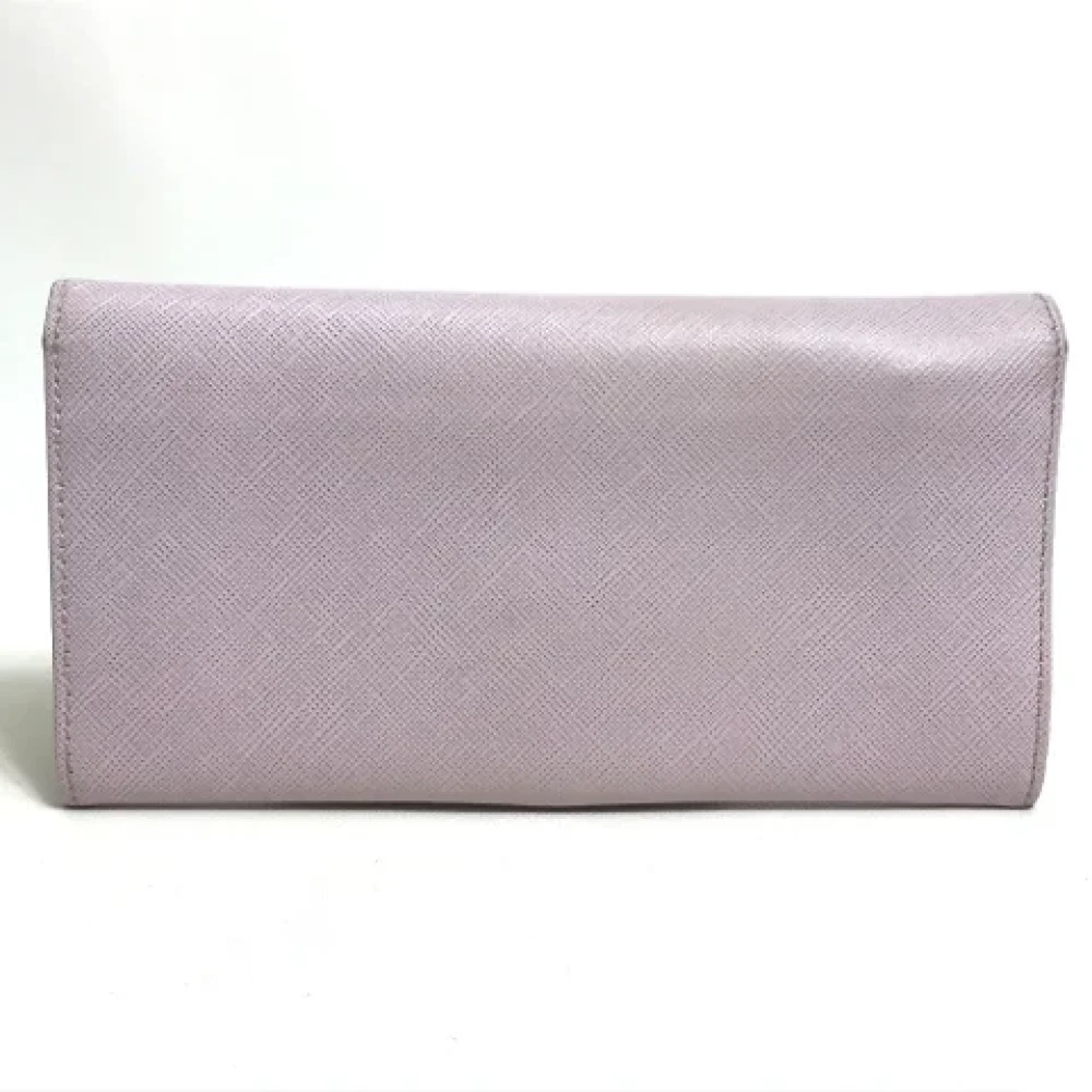 Salvatore Ferragamo Pre-owned Leather wallets Purple Dames