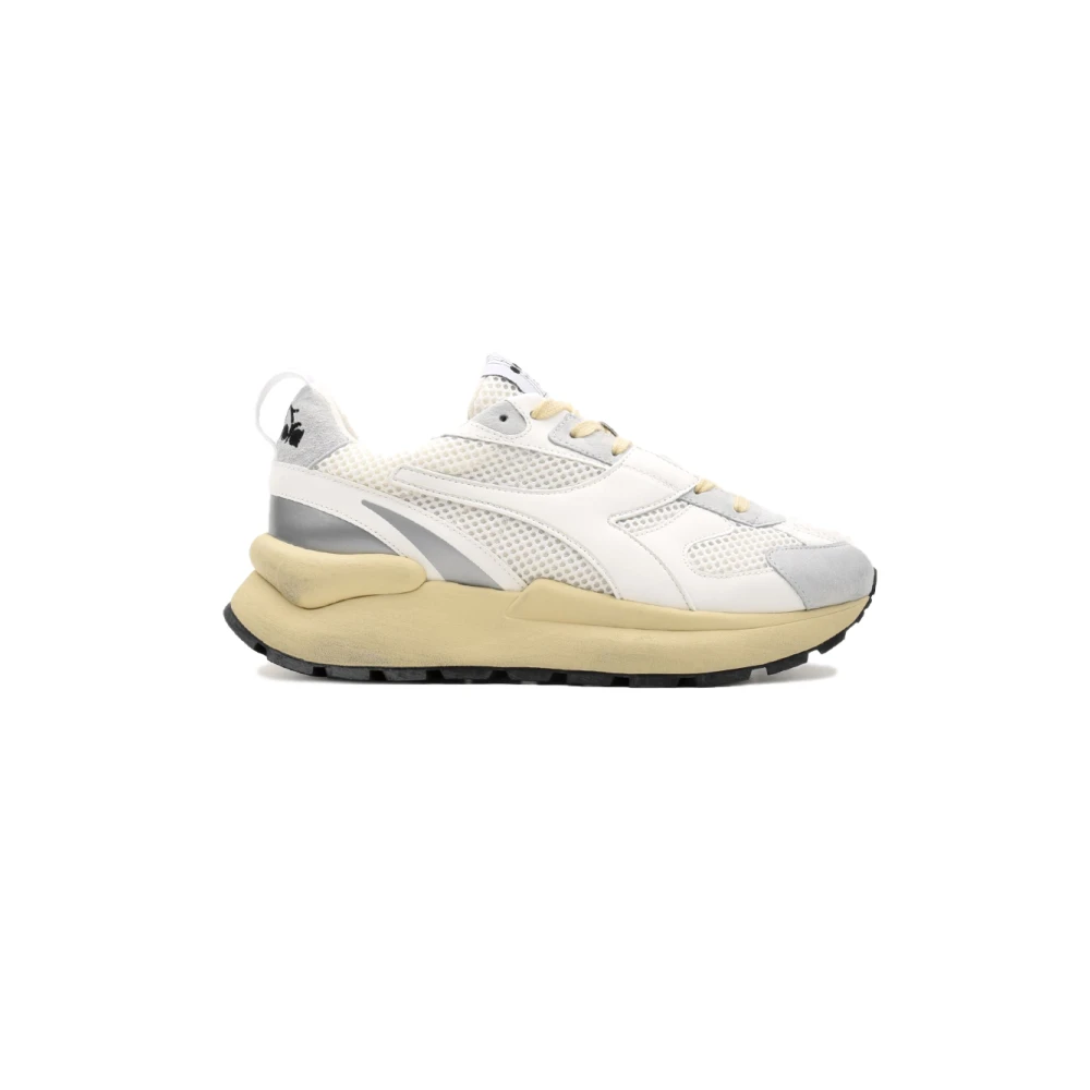 Diadora Women's White Urban Mercury Elite Trainers - Sneakers - 6 Uk - Shoes
