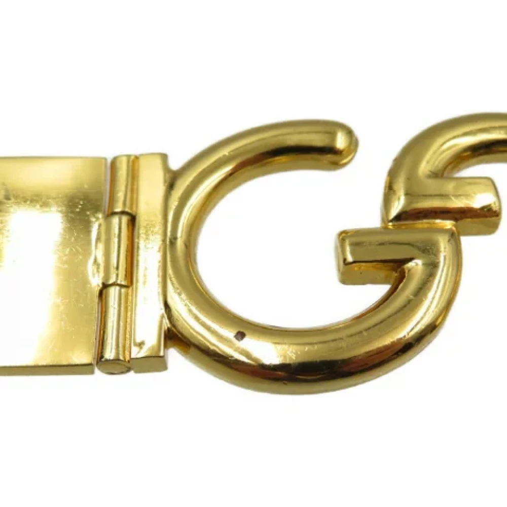 Gucci Vintage Pre-owned Metal belts Yellow Dames