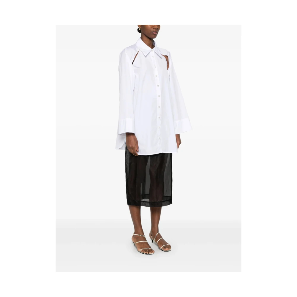 Marella Witte Button-Up Shirt Emily R. White Dames