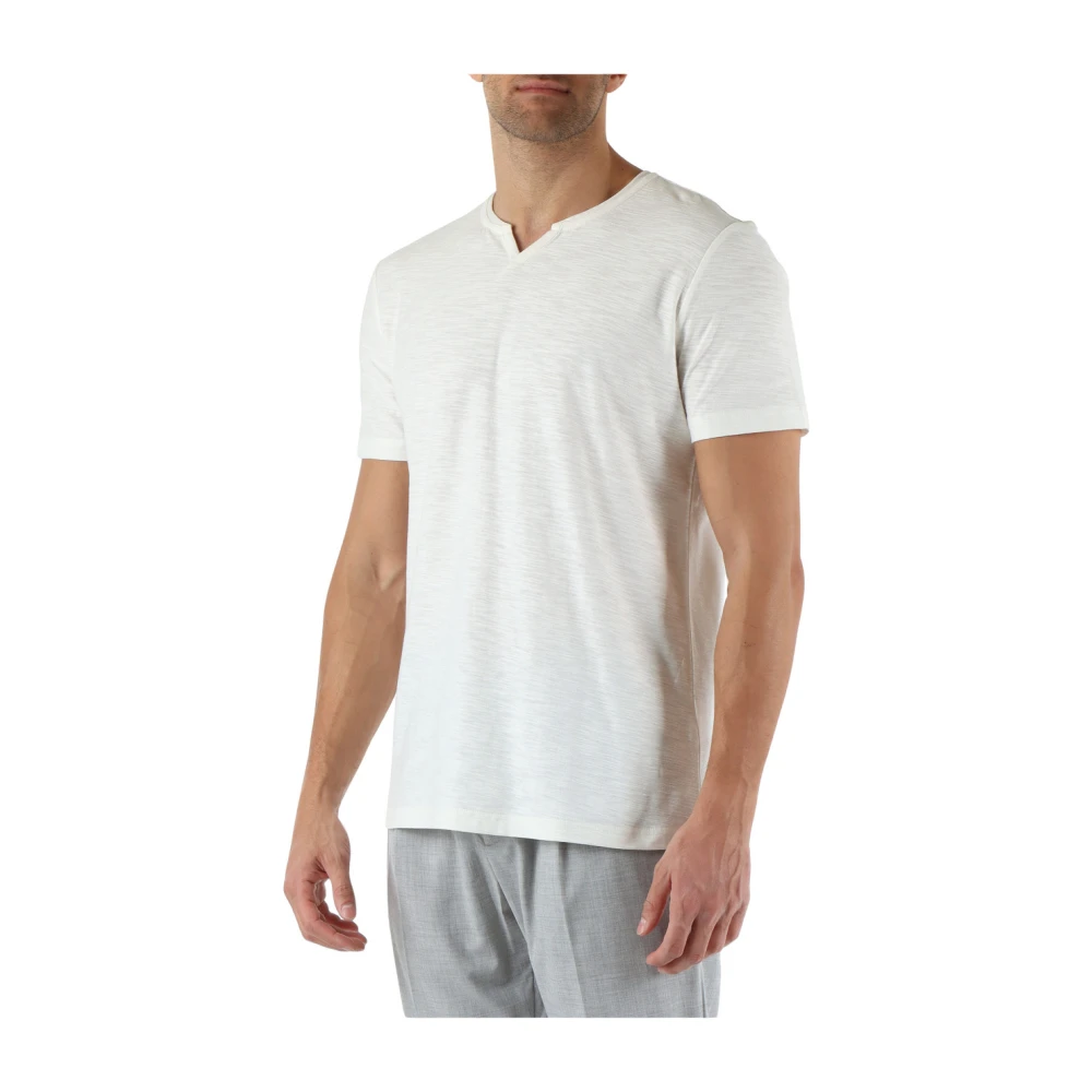Antony Morato Regular Fit Vlam Katoenen T-shirt White Heren