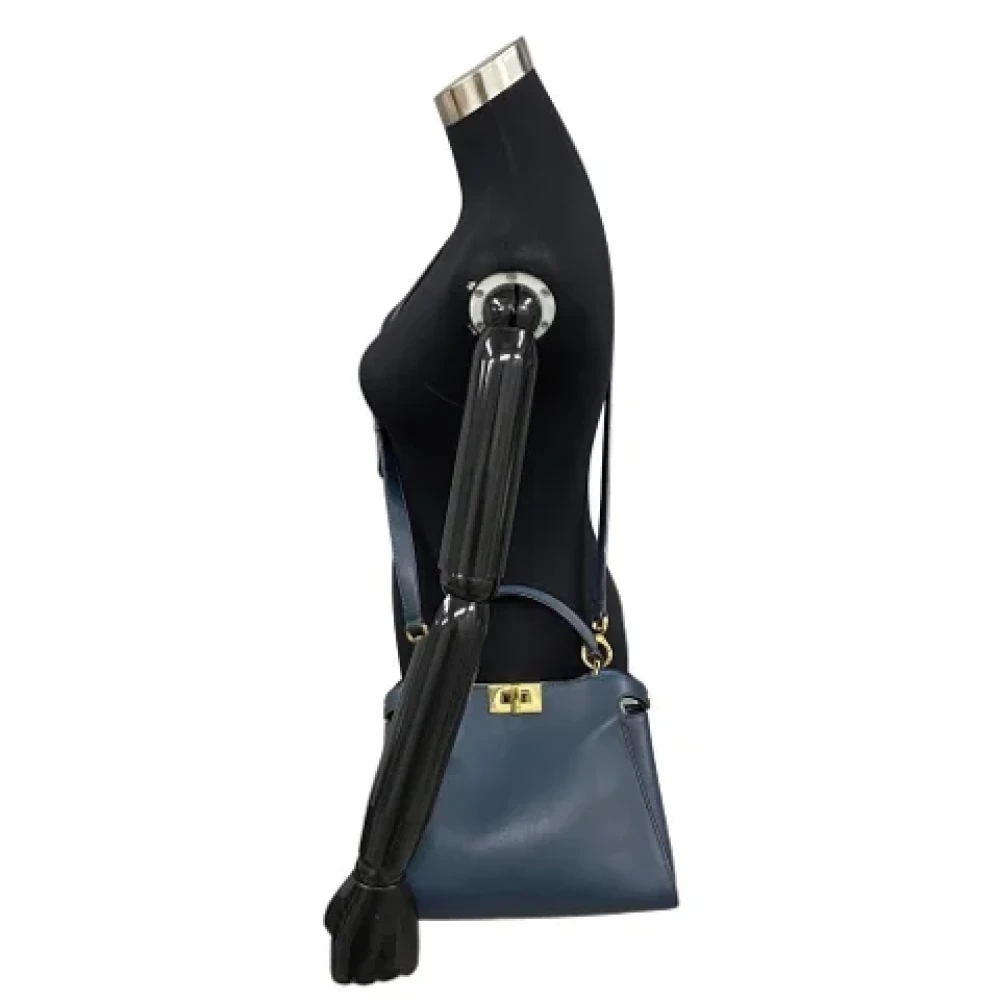 Fendi Vintage Pre-owned Fabric fendi-bags Blue Dames
