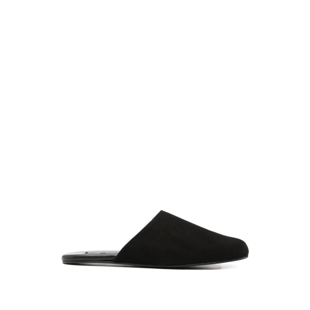 Manebí Suede Leather Slippers - Female - Mules - Black - 3 Uk - Shoes