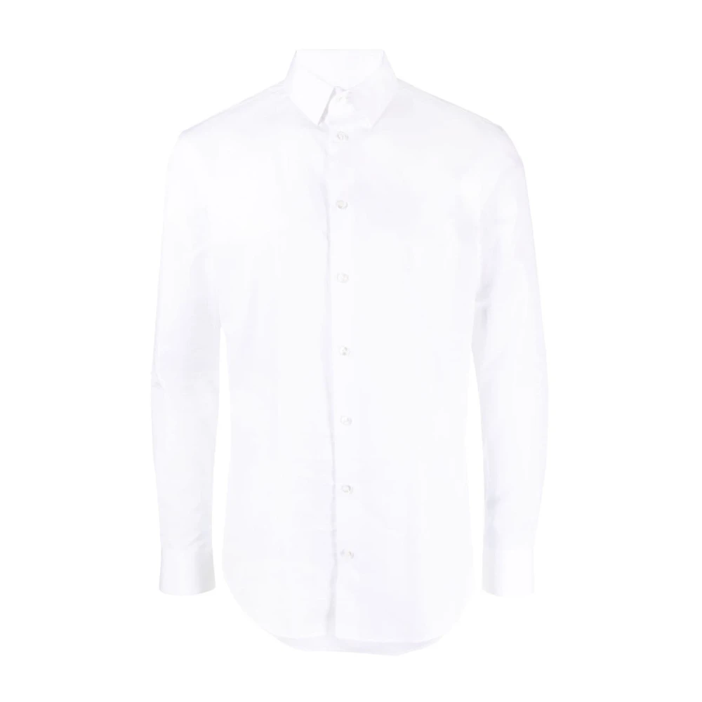 Giorgio Armani Witte Overhemden voor Mannen White Heren