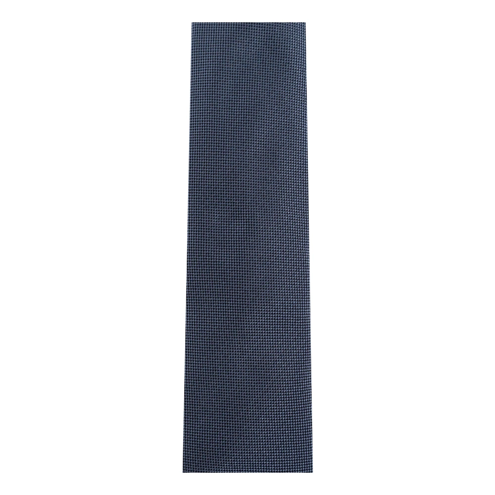 Moschino Zijden stropdas Blue Heren