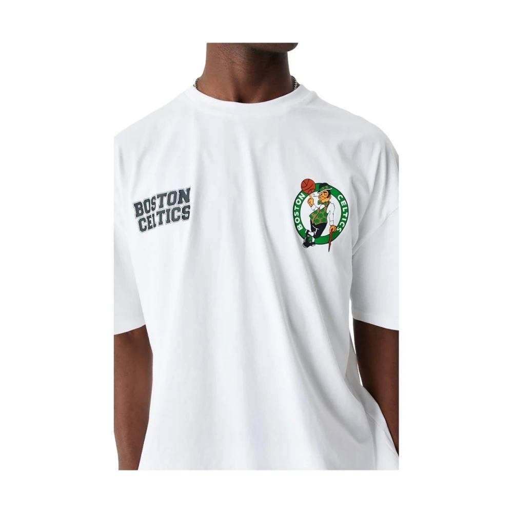 new era Celtics NBA Grafisch T-shirt White Heren