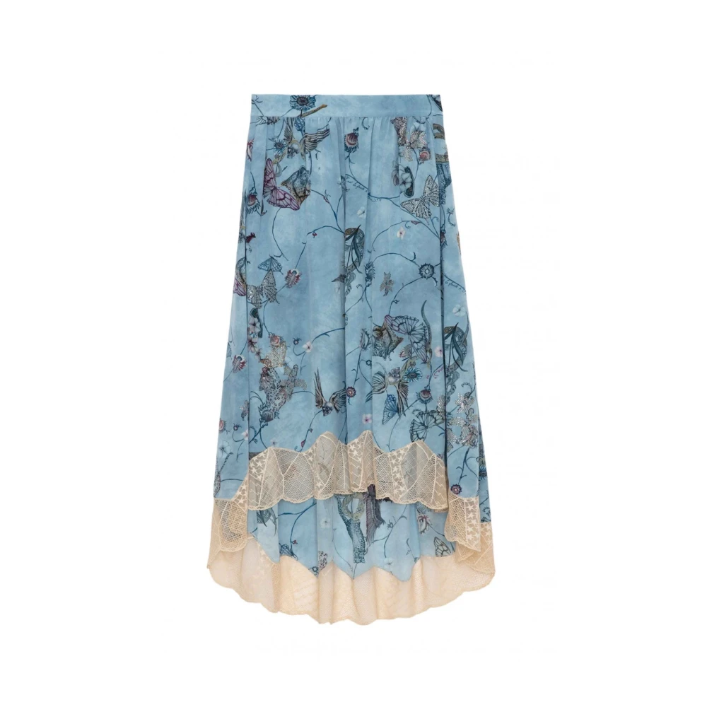 Zadig & Voltaire Elegante Zwarte Rok Multicolor Dames