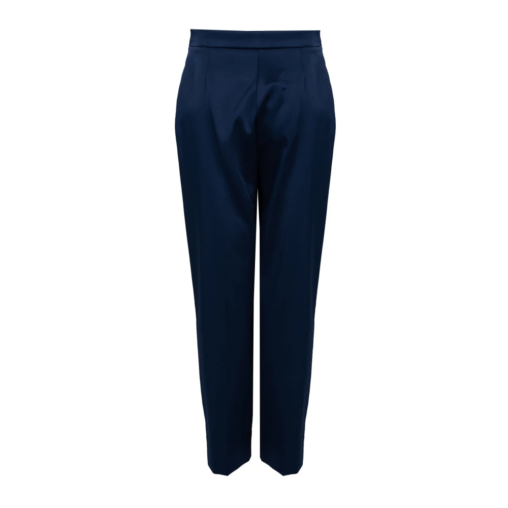 Liu Jo Elegante Slim Fit Ritsbroek Blue Dames
