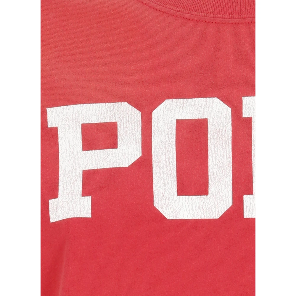 Ralph Lauren Katoenen T-shirt Red Dames