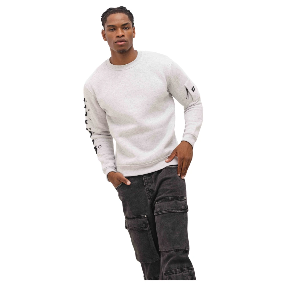 Quotrell Defender Sweater Heren Grijs Zwart Gray Heren