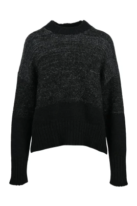 Maglione girocollo in lamè
