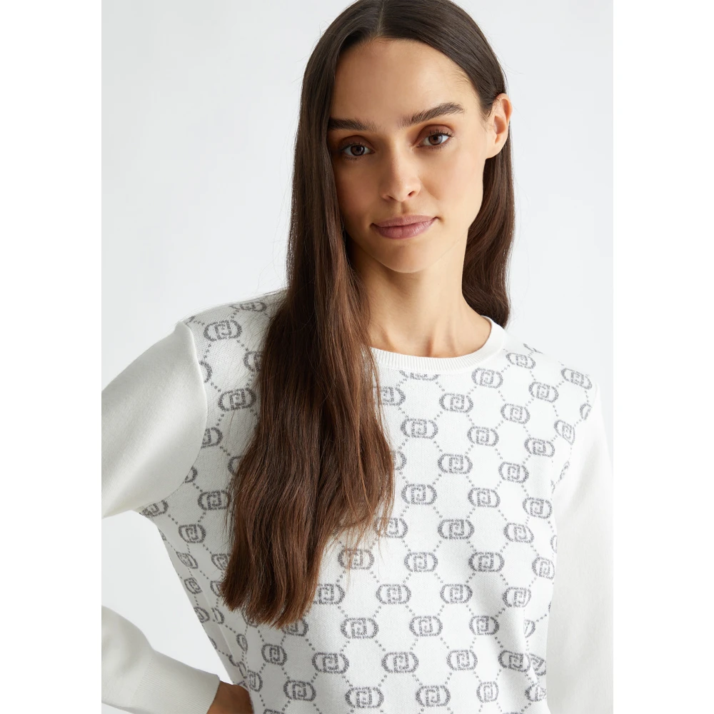 Liu Jo Monogram Logo T-shirt White Dames