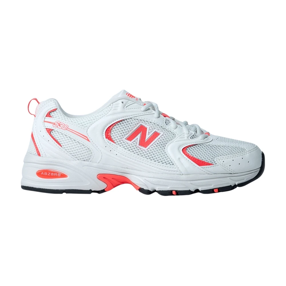 New Balance Mesh en Metallic Sneakers Heren Schoenen Wit
