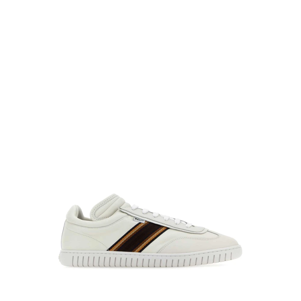Bally Witte leren Parrel sneakers Stijlvol en comfortabel White Heren