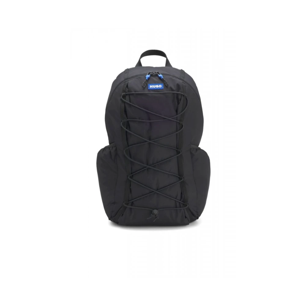 Hugo Black Backpacks, Male, One Size, Vytal Backpack