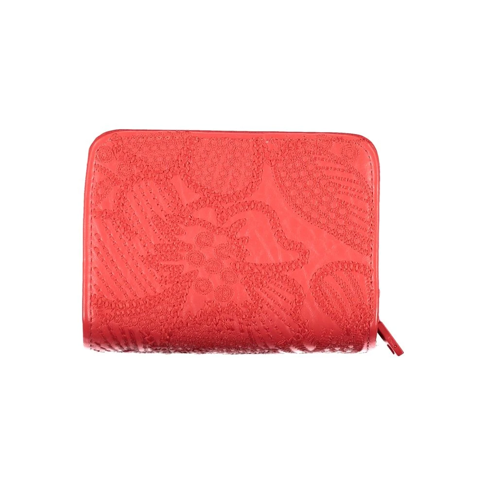 Desigual Rode Portemonnee met Rits en Logo Red Dames
