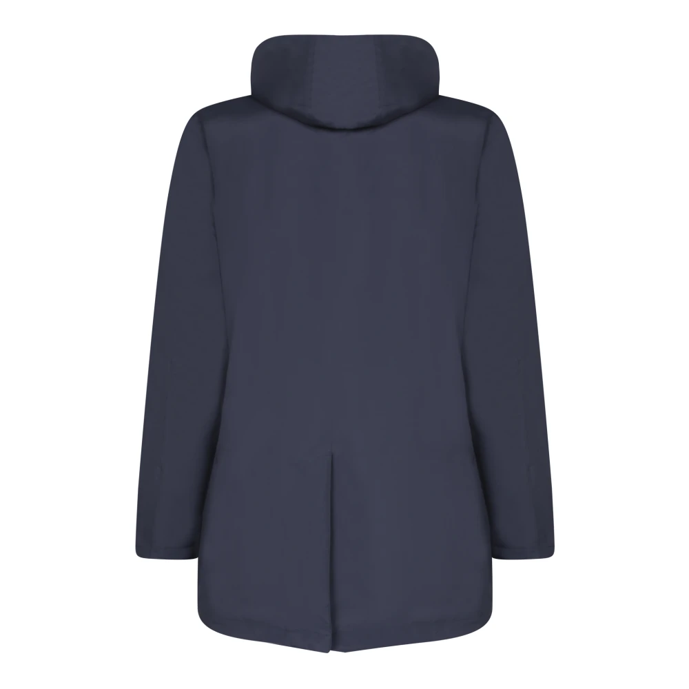 Herno Blauwe driekwart jas Blue Heren