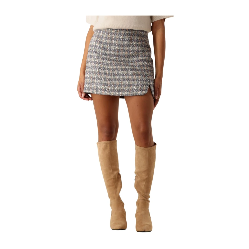 Y.A.S. Dames Rokken Yassiraz Hmw Short Skirt Zilver