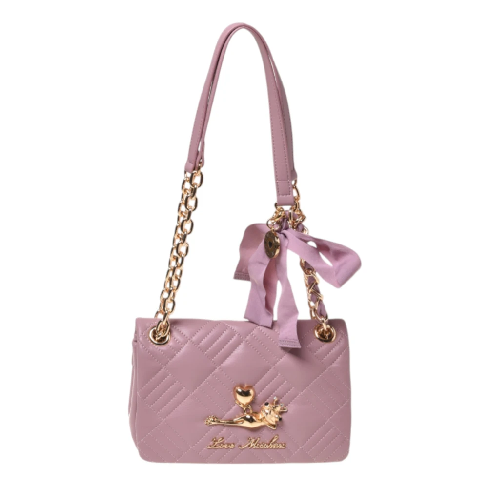 Love Moschino Women's Pink Shoulder Bag - Shoulder Bags - One Size - Bags