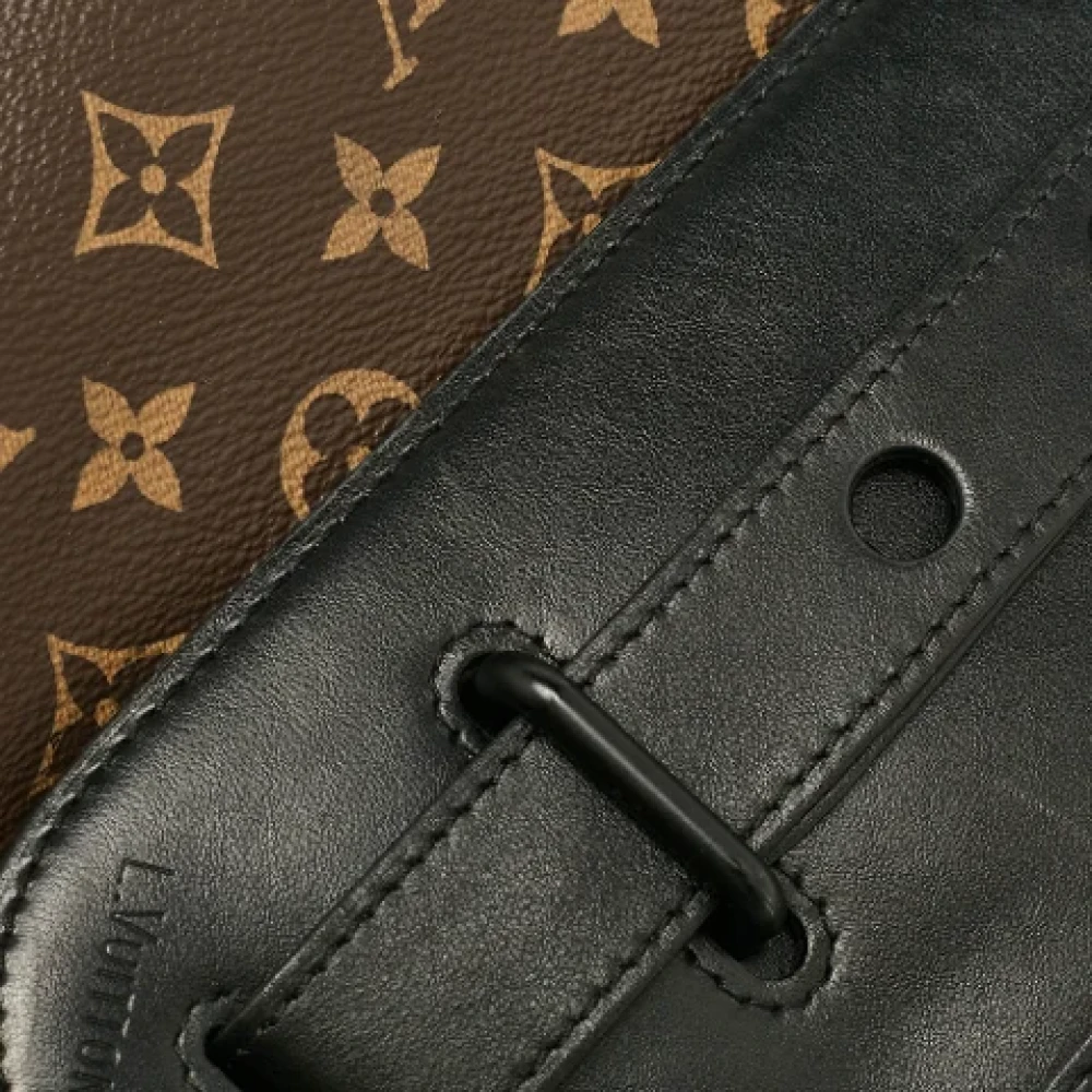 Louis Vuitton Vintage Pre-owned Coated canvas travel-bags Black Dames