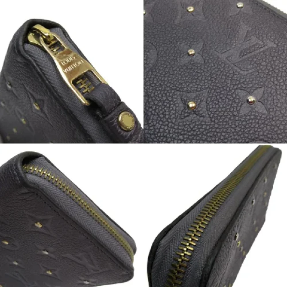 Louis Vuitton Vintage Pre-owned Leather wallets Black Dames